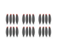 SHUAPOZ Hélice para dron S180 con Cargador USB para batería LiPo Piezas de Recambio(24PCS Blade Red)