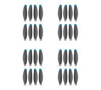 SHUAPOZ Hélice para dron S180 con Cargador USB para batería LiPo Piezas de Recambio(32PCS Blade Blue)