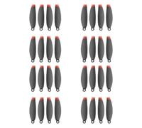 SHUAPOZ Hélice para dron S180 con Cargador USB para batería LiPo Piezas de Recambio(32PCS Blade Red)