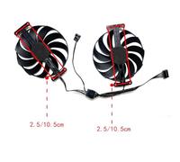 SHUAPOZ para ASUS para GeForce RTX3060 3060ti 3070 para Ventilador para Tarjeta gráfica Dual OC T129215SU(A Pair of Fans)