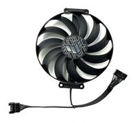SHUAPOZ para ASUS para TUF RX6700XT 6800 6800XT 6900XT 6950XT para Gaming OC Ventilador para Tarjeta gráfica(Right Fan)