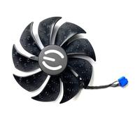 SHUAPOZ para EVGA para GeForce RTX3070 3070ti 3080 3080ti 3090 3090ti FTW3 Ventilador para Tarjeta gráfica Negro PLD09220S12H(Right Fan)