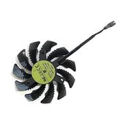 SHUAPOZ para Gigabyte para Aorus para GTX 1060 1070 1080 G1 1070Ti 1080Ti 960 980Ti para Ventilador de Tarjeta vídeo 78Mm T128010SU PLD08010S12HH 4pin 12V 0.35A(Silver)