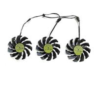 SHUAPOZ para Gigabyte para Aorus para GTX 1060 1070 1080 G1 1070Ti 1080Ti 960 980Ti para Ventilador de Tarjeta vídeo 78Mm T128010SU PLD08010S12HH 4pin 12V 0.35A(Brown)