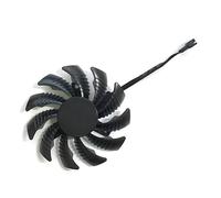 SHUAPOZ para Gigabyte para Aorus para GTX 1060 1070 1080 G1 1070Ti 1080Ti 960 980Ti para Ventilador de Tarjeta vídeo 78Mm T128010SU PLD08010S12HH 4pin 12V 0.35A(Red)