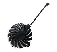 SHUAPOZ para Inno3D para Geforce para RTX 3050 3060 3060Ti 3070 3080 Black Gold Edition Ventilador para Tarjeta gráfica 4pin DC 12V 0.35A CF-12915S 85mm(Silver)