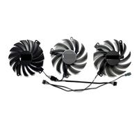SHUAPOZ para INNO3D para RTX 4070 para GeForce RTX4070 4070ti X3 OC Ventilador para Tarjeta gráfica CF-12910S CF-12915S(Set of Three Fans)