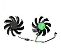 SHUAPOZ para POWERCOLOR RX 5700 XT 6500XT 6600 6600XT 5700XT 6700 6700XT Ventilador de Tarjeta versiGraphics