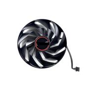 SHUAPOZ para Sapphire RX7600XT 7700XT 7800XT para Ventilador para Tarjeta gráfica Pulse FD10015M12D(Left Fan)