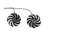 SHUAPOZ PLD10010B12HH, Enfriador de GPU VGA, Ventilador para Tarjeta Video, para MSI GeForce RTX 3080 SUPRIM X 10G RTX3080, Refrigeración gráficos(B C Dual Fan)