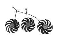 SHUAPOZ PLD10010B12HH, Enfriador de GPU VGA, Ventilador para Tarjeta Video, para MSI GeForce RTX 3080 SUPRIM X 10G RTX3080, Refrigeración gráficos(1 Set Triple Fan)