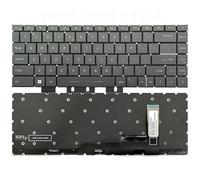 SHUAPOZ Teclado Estadounidense para MSI Modern 14 B11MOU MS-14D3 1562 para Stealth 15M A11SEK Summit E15 A11SCST(Gray Backlit)
