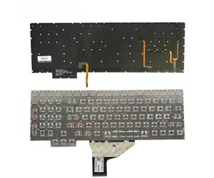 SHUAPOZ Teclado Estadounidense para portátil HP Omen 15-CE, 15-ce000, 15-ce100, 15t-ce000, 15t-ce100, sin Marco, con Letras Rojas y retroiluminación