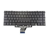 SHUAPOZ Teclado retroiluminado UK SP LA UA GR para HP Envy X360 13-AY 13-BA 13T-BA 13-BD 13M-BD BD0023DX Español Latino Alemán UCRANIANO M30787(LA Black Backlit)