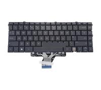 SHUAPOZ Teclado retroiluminado UK SP LA UA GR para HP Envy X360 13-AY 13-BA 13T-BA 13-BD 13M-BD BD0023DX Español Latino Alemán UCRANIANO M30787(UK Black Light)