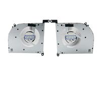 SHUAPOZ Ventilador de refrigeración para CPU y GPU portátil MSI Stealth 18 HX AI A2XW MS1831 1831 PABD1A01SHR N529 PABD1A01SHL N530 DC 12 V(A Pair Fan)