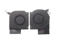 SHUAPOZ Ventilador de refrigeración para CPU y GPU portátiles HP OMEN 16-WF, 16-XF, 16-XF0003AX, 16-WF0041TX, WF0001LA, WF0132TX, 12 V CC, N44737-001(CPU Fan)