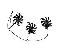 SHUAPOZ Ventilador de Tarjeta gráfica CF8015H12S 4 Pines, Enfriador GPU para ZOTAC RTX3050-8GD6 RTX 3060 12GD VGA Video T128015SM, 3 Unidades