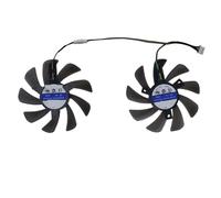 SHUAPOZ Ventilador para Tarjeta gráfica (2 Unidades, CF9015H12S) para PowerColor Red Dragon RX590 GME RX 580 570 8 GB, refrigeración para Tarjetas gráficas