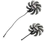 SHUAPOZ Ventilador para Tarjeta gráfica, 2 Unidades FDC10H12S9-C TH9210S2H-PAA01 GA91S2U para Gainward rtx2060 RTX 2060 Super 2060S para Phoenix GS para Ghost OC(5.5mm Plug FDC10H12)