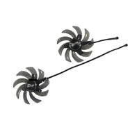SHUAPOZ Ventilador para Tarjeta gráfica, 2 Unidades FDC10H12S9-C TH9210S2H-PAA01 GA91S2U para Gainward rtx2060 RTX 2060 Super 2060S para Phoenix GS para Ghost OC(5.5mm Plug TH9210S)