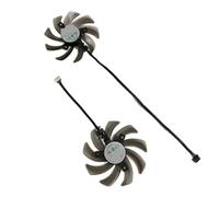 SHUAPOZ Ventilador para Tarjeta gráfica, 2 Unidades FDC10H12S9-C TH9210S2H-PAA01 GA91S2U para Gainward rtx2060 RTX 2060 Super 2060S para Phoenix GS para Ghost OC(9mm Plug GA91S2U)