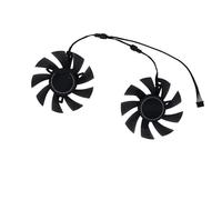 SHUAPOZ Ventilador para Tarjetas de Video, Enfriador GPU VGA, 2 Piezas T128015SU, FD8015U12D para MAXSUN RX 570 para el Extranjero para edición M.3 .4 V2 8 GB(1 Set T128015SU)
