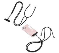 SHUBEIEUMI 2 Pieza Cordón Correa para Teléfono Móvil Universal, Cuerda para Móvil Compatible la Mayoría de Las Fundas de Teléfono, 2 Parche