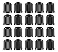 SHUBEIEUMI 20 Tapas de Válvula de Neumático, Cubiertas Universales para SUV, Coches, Bicicletas, Motocicletas, Camiones, Atornillado