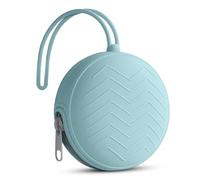 SHUBEIEUMI Caja de Chupete de Silicona, Funda Chupetes Bebe, Estuche para Guardar Chupetes, Silicona de Grado Alimenticio, Funda Porta Chupete, Porta Chupetes Bebe, Viaje, Casa-Azul