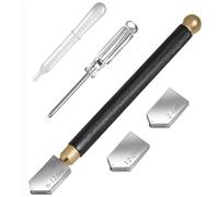 SHUBEIEUMI Herramienta de Corte de Vidrio, Cortador de Vidrio, Cabezal de Corte de 2 mm-20 mm, Aleación Metálica Cortador de Vidrio, para Cortar Vidrio/Azulejos/Espejo/Mosaico