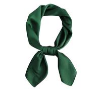 SHUBEIEUMI Hijab para Mujeres, Pañuelo Cuadrado para el Cuello, Bufanda y Fulares Panuelos, Pañuelo de Bolsillo, 70x70cm-Verde Oscuro