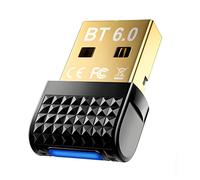 SHUBEIEUMI USB Bluetooth 6.0 Adaptador, USB Bluetooth 6.0 Adaptador Bluetooth para PC Plug & Play, para Windows 11/10/8.1, para Computadora Portátil Impresora Auricular Ratón