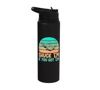 Shuck em si usted tiene em Oyster Stainless Steel Insulated Water Bottle