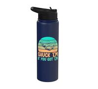 Shuck em si usted tiene em Oyster Stainless Steel Insulated Water Bottle