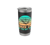 Shuck em si usted tiene em Oyster Vaso térmico de acero inoxidable de doble pared