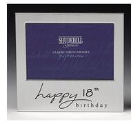 Shudehill Giftware Marco de Fotos de cumpleaños número 18, 12,7 x 7,6 cm, 72218