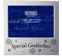 Shudehill Giftware Marco de Fotos Especial para Padrino, Regalo de Bautizo, Regalo para Dios, Padre, Navidad, cumpleaños