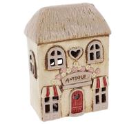 Shudehill Giftware Village Pottery - Candelabro de cerámica Pintado a Mano para Vela de Calentador de Platos - Tienda de Flores, salón de té, Tienda de antigüedades, Viejo panadería y Tienda de