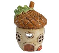 Shudehill Giftware Village Pottery - Portavelas de cerámica con diseño de Casas de la colección otoñal, diseño de Calabaza o Bellota (Bellota)