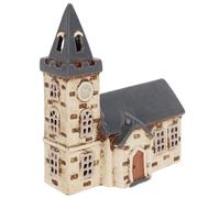 Shudehill Giftware Village Pottery - Portavelas de cerámica para iglesia