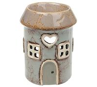 Shudehill Giftware Village Pottery - Portavelas de cerámica Redondo de cerámica para derretir y Aceite