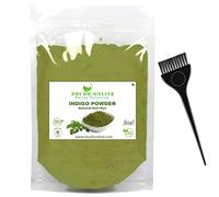 Shudh Online Polvo índigo orgánico para el cabello, color negro (100 g), polvo natural de hoja de avuri Neela Amari Neel Patti Neelambari Neelamari Neelayamari Indico Powder