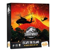Shuffle Escape The Island. Juego de Cartas basado en la pelicula Jurassic World, 2 a 4 Jugadores a Partir de 6 años