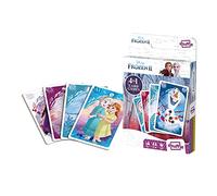 Shuffle Juego de Cartas Fun Frozen II - Baraja de Cartas con 4 Juegos de Snap, Familias, Parejas y Juego de Acción
