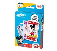 Shuffle Juego de Cartas Fun Mickey y Sus Amigos - Baraja de Cartas con 4 Juegos de Snap, Familias, Parejas y Juego de Acción