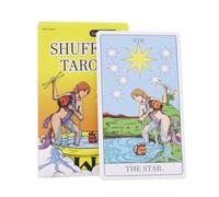 Shuffle Oracle Tarot Deck, 81-Card Portable Psychological Adivination Set for Intuitive Readings, Mental Clarity, Self-Discovery, Spiritual Card Game for Insightful Practice, English Fortune Cards