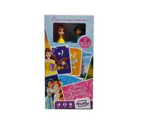Shuffle Princesas Disney Carrera hasta el Palacio. Juego de Cartas Infantil con Figuras de Personajes.