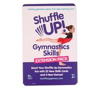 Shuffle Up Paquete de habilidades de gimnasia, juegos familiares con 22 nuevas tarjetas de habilidades divertidas y activas, equipo de gimnasia, regalos de gimnasia para niñas y niños
