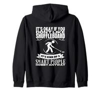 Shuffleboard es para gente inteligente Shuffleboard divertido Sudadera con Capucha
